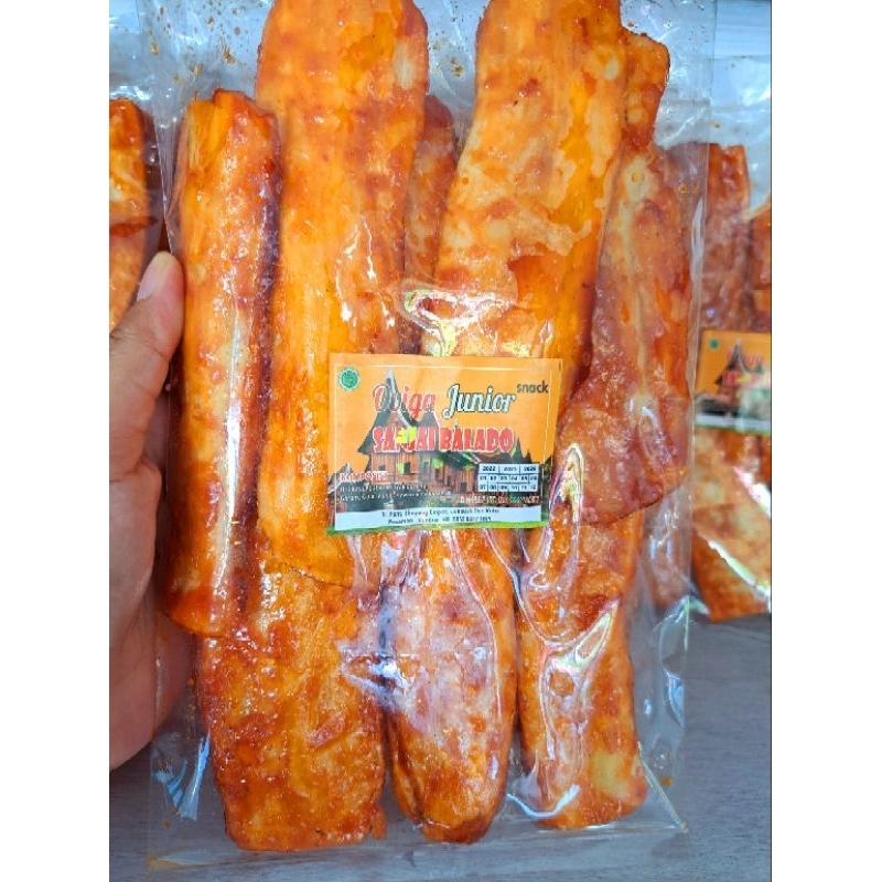 

Keripik Sanjai Premium Balado| Cemilan Enak | Snack Hasanah