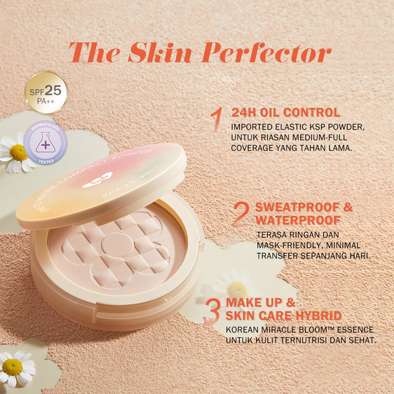 BNB barenbliss Korean Bloomatte Fine to Refine Compact Powder / Bedak Padat