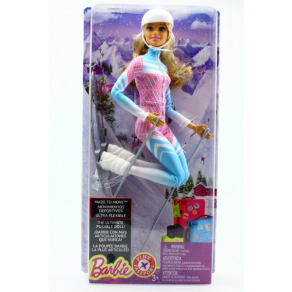 

Unik Boneka Made To Move Blonde Barbie Doll Sky Pink Passport Ski Diskon