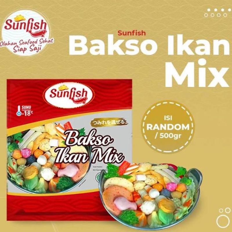 Bakso Ikan Mix Sunfish 500gr