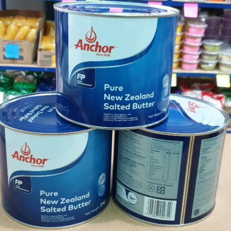 

ANCHOR BUTTER SALTED 2KG KEMASAN ASLI