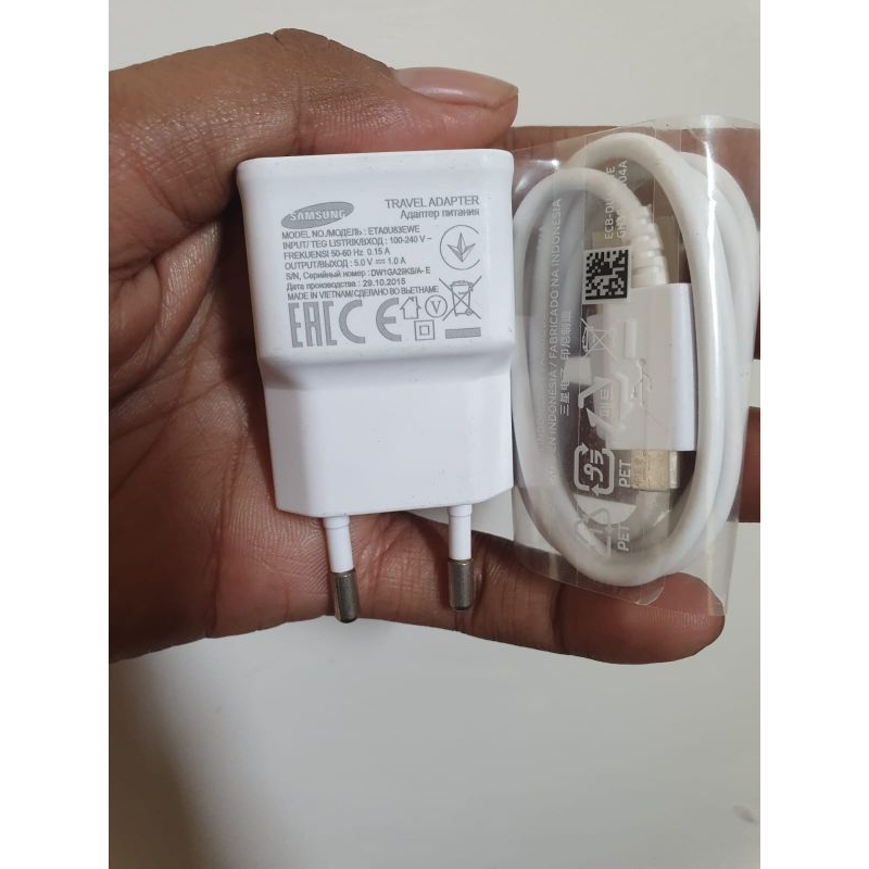 charger original bawaan hp Samsung 1A (micro) J2 J3 J4 J5 j6 J7 dll