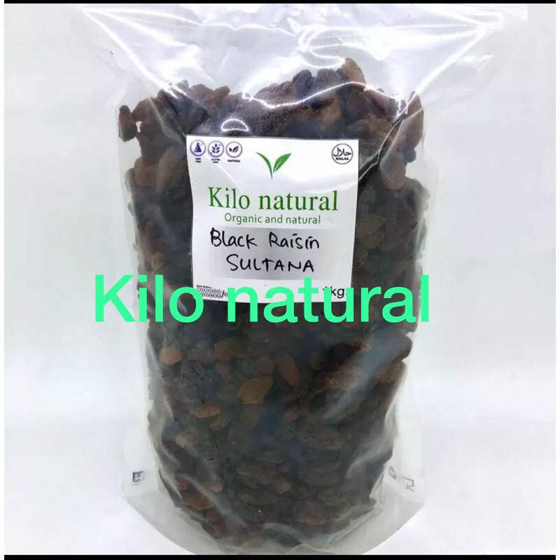 

BLACK RAISIN SULTANA 500 GR / KISMIS HITAM SULTANA 500 GR