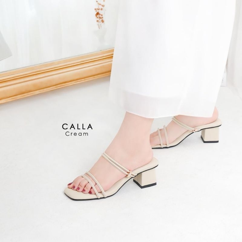 Damelia Melstore jkt official shop Sandal heels wanita calla DAMELIA MELSTORE JKT OFFICIAL SHOP