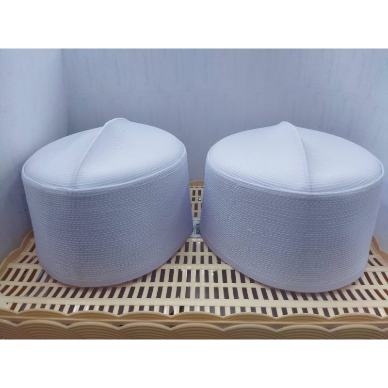 Kopyah putih SAHARA asli, peci merek SAHARA