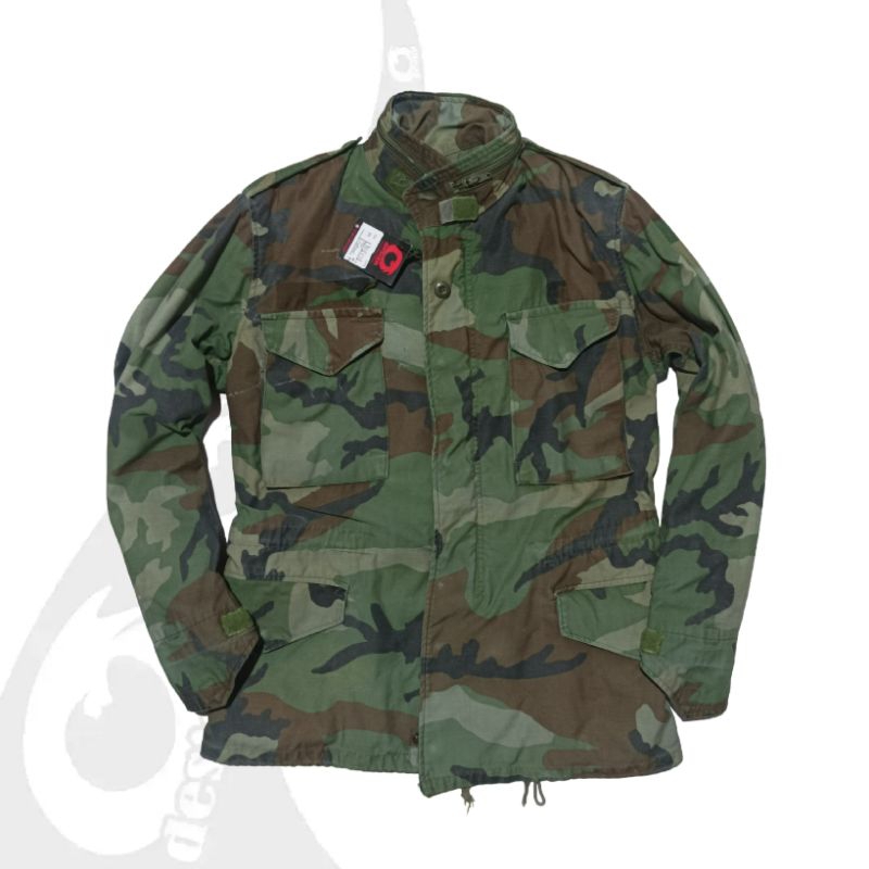 vintage jaket parka m65 woodland winfield mfg 80s