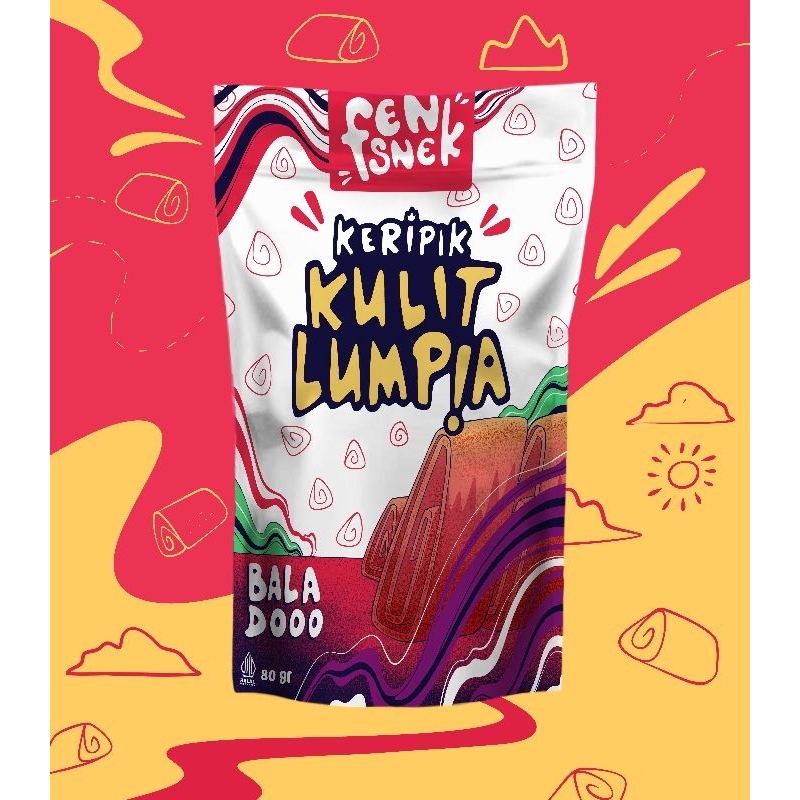 

KRIPIK KULIT LUMPIA RASA BALADO 120 GRAM