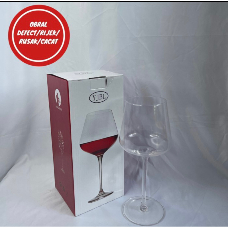 [OBRAL RIJEK] Gelas Cangkir Glass Crystal Champagne Wine 650ml - XR1030