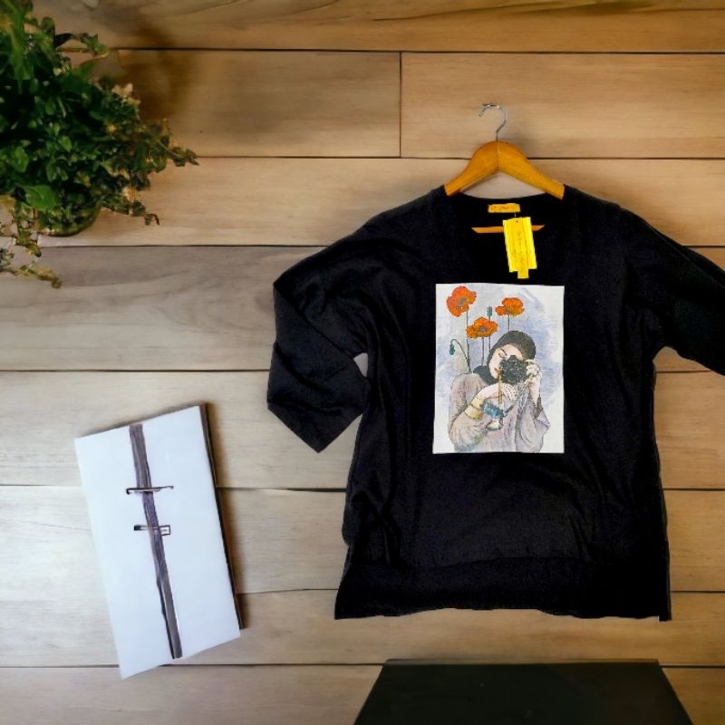 Kaos Oversize Wanita outfitter by phelicia