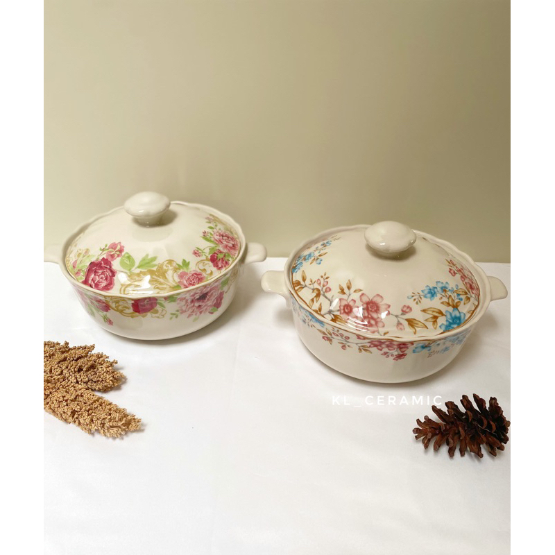 casserole keramik tempat sayur