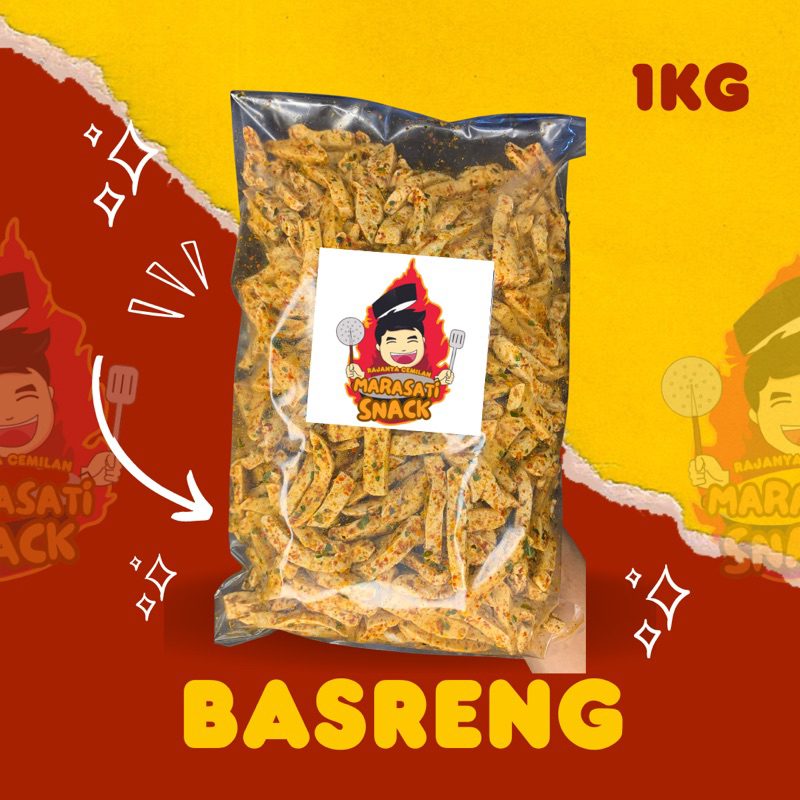 

Basreng pedas Gurih Marasati Snack 1kg