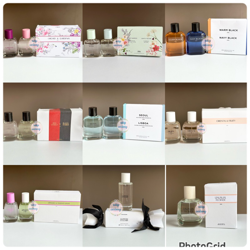 ZARA EDP BUNDLE WONDER ROSE - TUBEROSE 100ml / APPLE JUICE/ BODY MIST TWILIGHT MAUVE 150ml (ORIGINAL STORE 100% + BPOM)