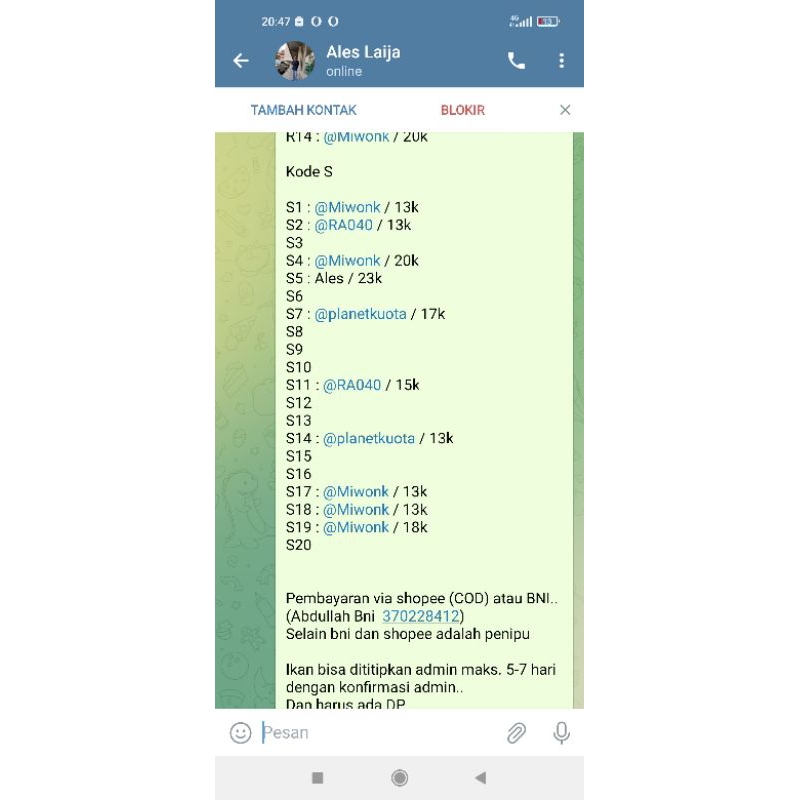 1 ikan cupang kualitas bagus
