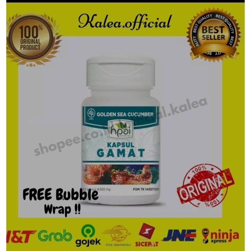 GAMAT KAPSUL | HNI HPAI | EKSTRAK GAMAT ( TERIPANG) EMAS 8.0