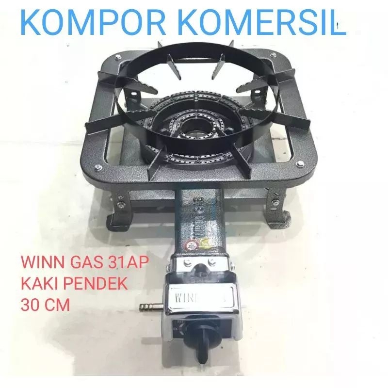 KOMPOR COR WINN GAS 31AP/ KOMPOR KOMERSIAL KAKI PENDEK 30CM