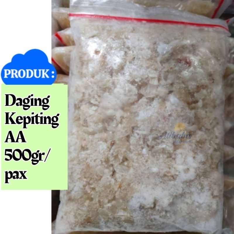 

Daging Kepiting Putih Frozen 500gram