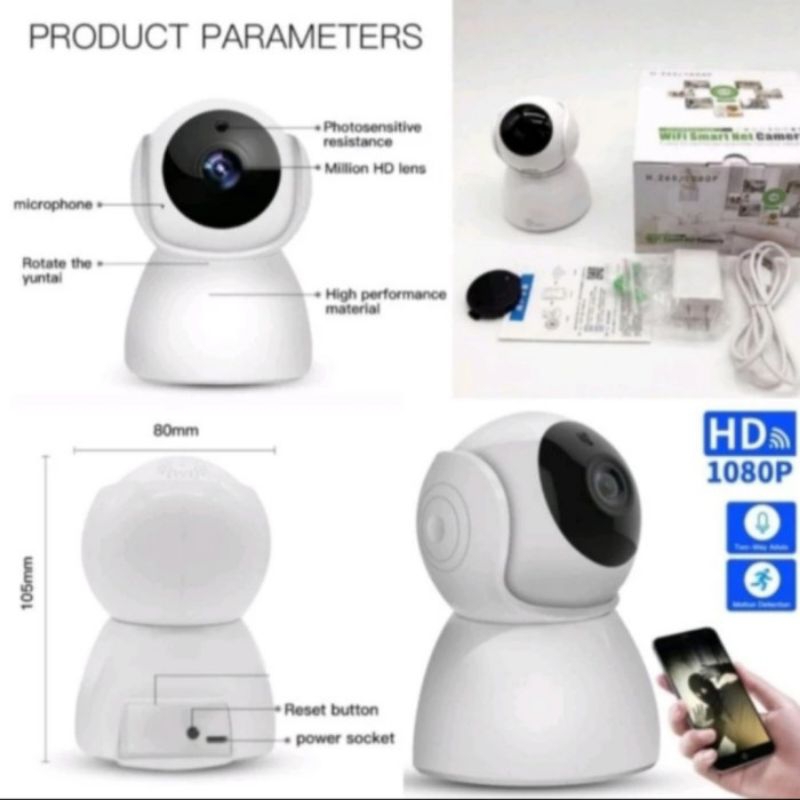 IP CAMERA SNOWMAN 8MP WIFI WIRELESS HD 1080P CAMERA CCTV V380