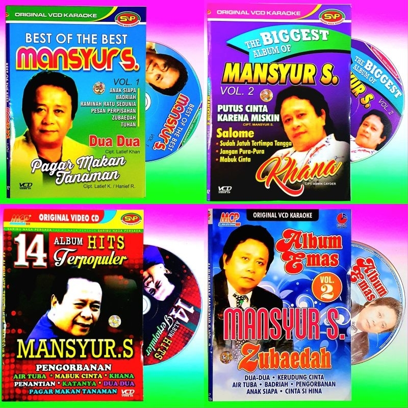 KASET ORIGINAL LAGU DANGDUT KARAOKE ALBUM MANSYUR S-VOCAL ON OF AKTIF-LAGU KARAOKE DANGDUT TERLARIS 