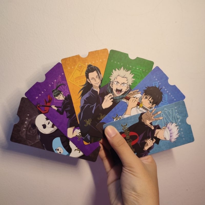 Collectible Ticket #03 Jujutsu Kaisen 0 CGV Indonesia Gojo Yuta Inumaki Maki Geto Panda Anime Movie