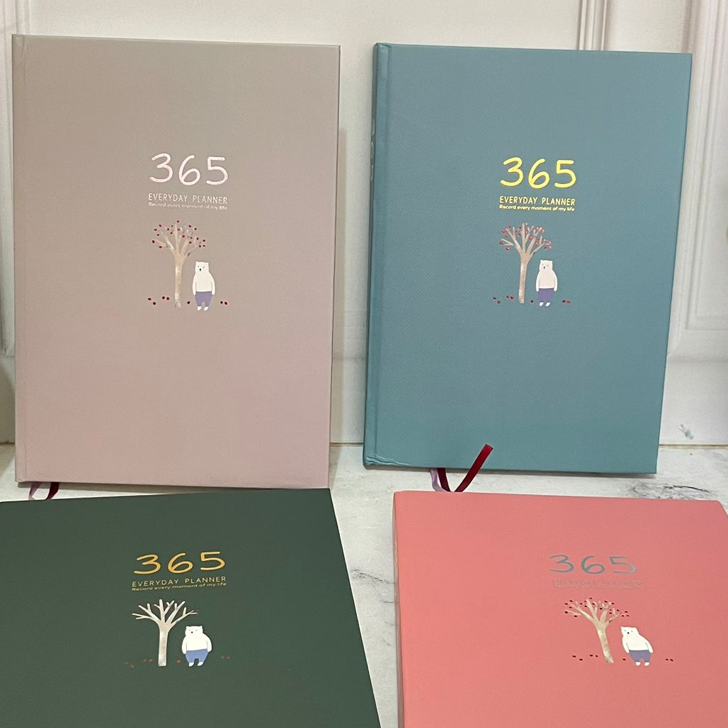 

buku agenda everyday planner 365 days lucu imut viral buku lucu elegan buku tulis bisa COD keperluan sekolah anak buku unik termurah import