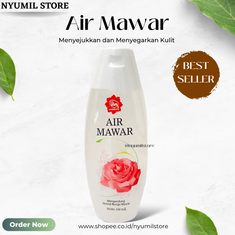 VIVA air Mawar 100ml Original Air Mawar VIVA Penyegar Air Mawar Viva 100ml Viva Penyegar Rose Water 