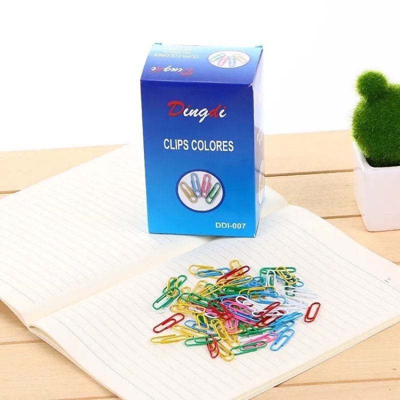

paper Clip Warna Warni Isi 70 Pcs/Klip Kertas Berwarna