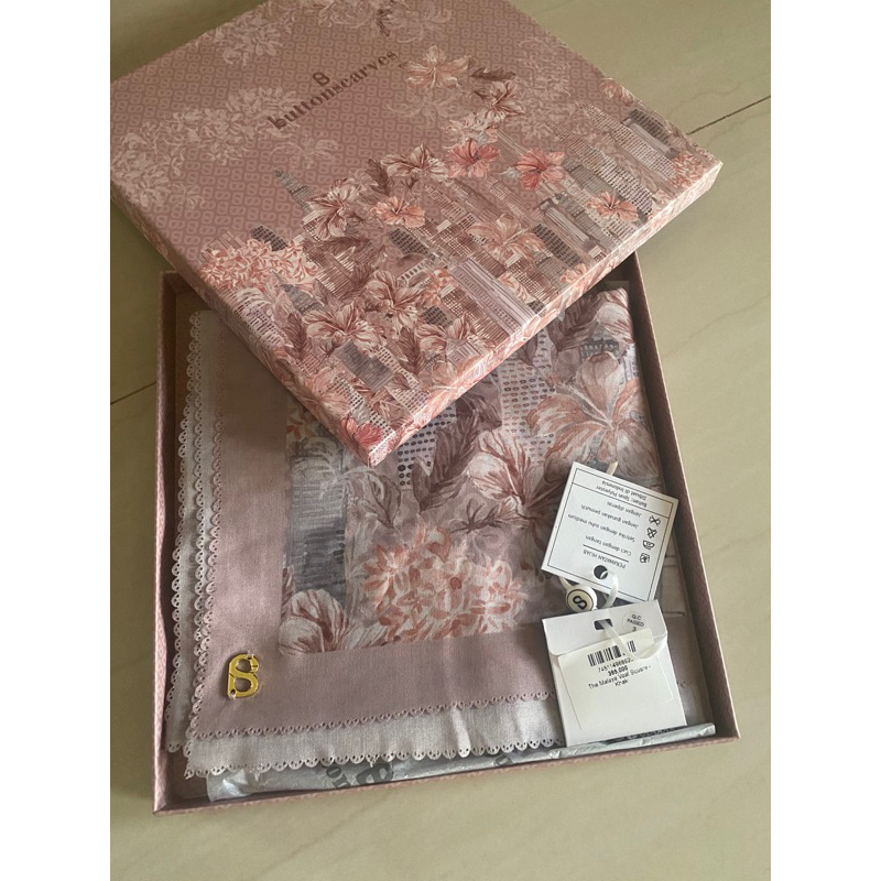 buttonscarves malaya khaki preloved