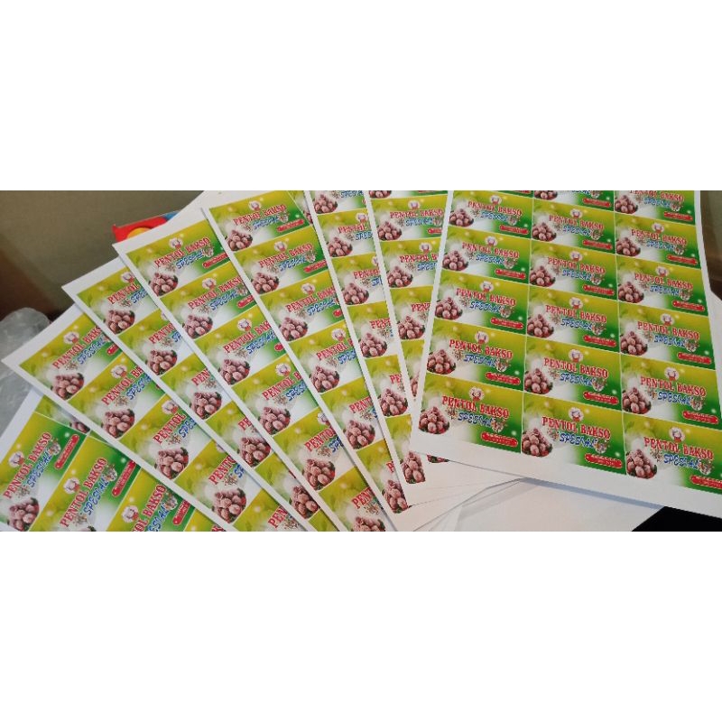 

CETAK STIKER GLOSSY A4