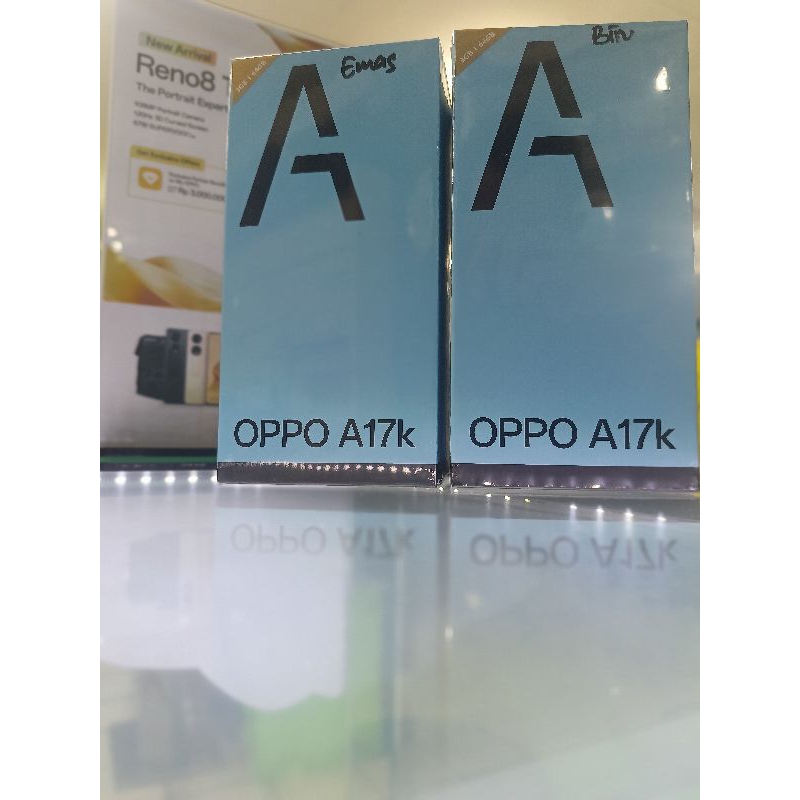 OPPO A17K RAM 3/64 GARANSI RESMI 1 TAHUN