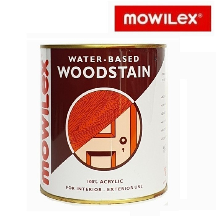MOWILEX Wood Stain/Woodstain/Plitur Air Kemasan 1kg WS 300/403/500/502/503/504/600/601 Mahogany/Anti