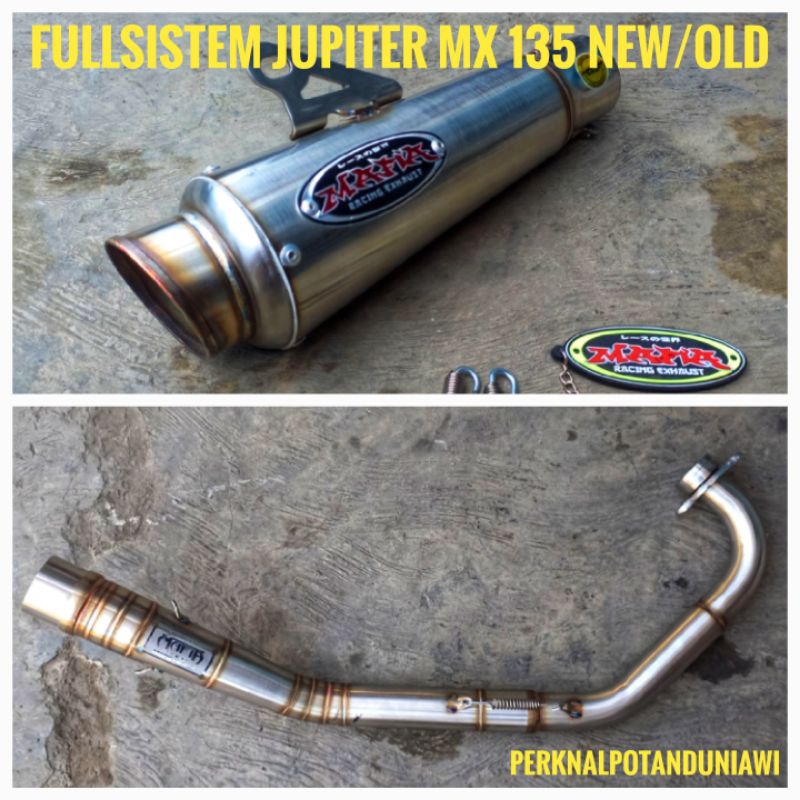 knalpot mafia fullsistem yamaha mx135 new/old
