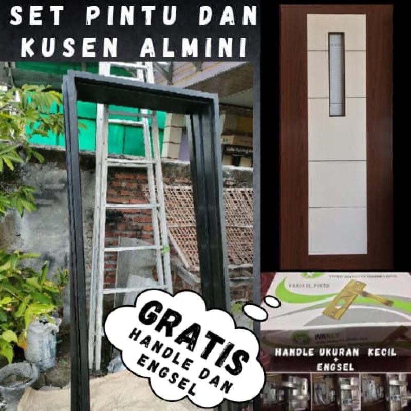 SET PINTU DAN KUSEN / PINTU MURAH / PINTU KAMAR