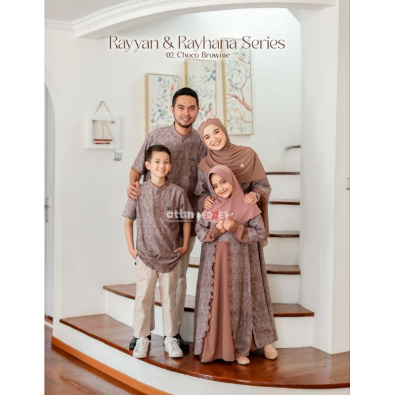 Sarimbit Rayyan Rayhana (Choco Brownie) Couple Family