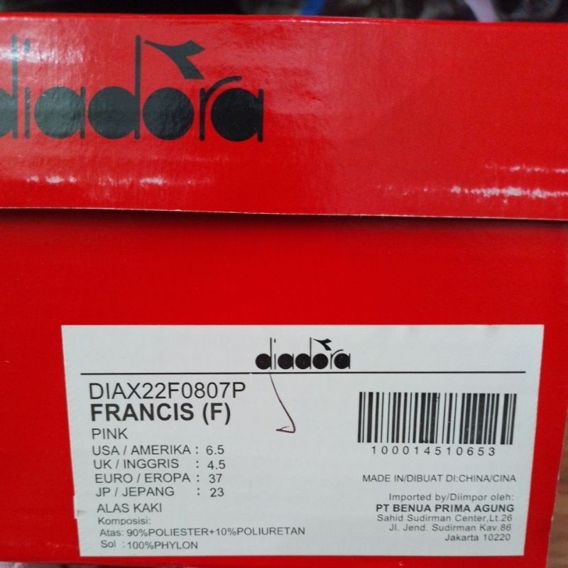 Sepatu Diadora Francis (F)