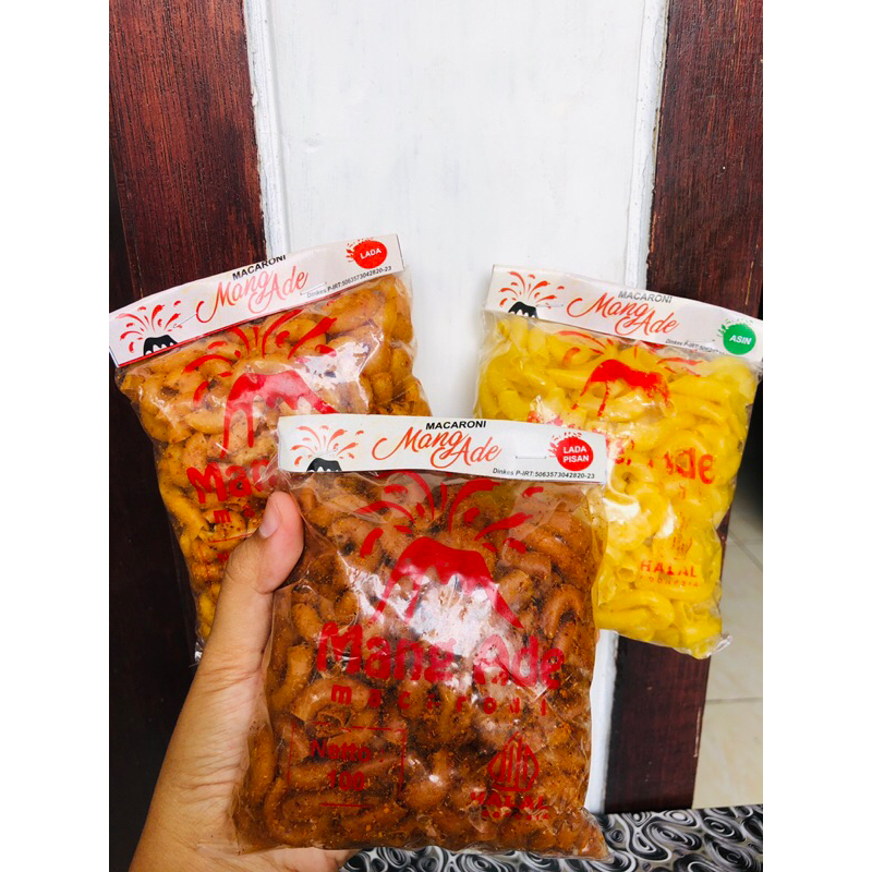 

MAKARONI MANGADE 100gr|ORIGINAL, ada logo MANGADE DI KEMASAN