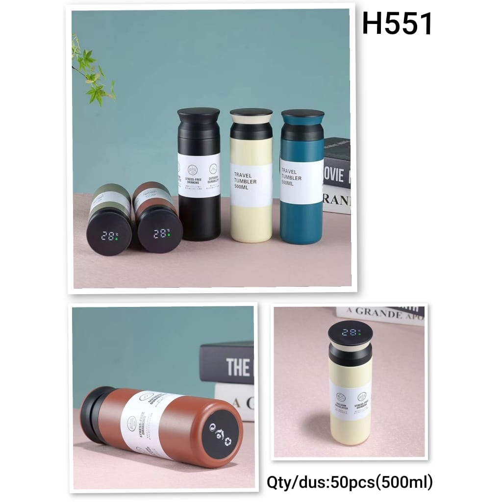 H511 Termos Japan Suhu Led Temperatur Display Stainless Steel Botol Travel Tumbler