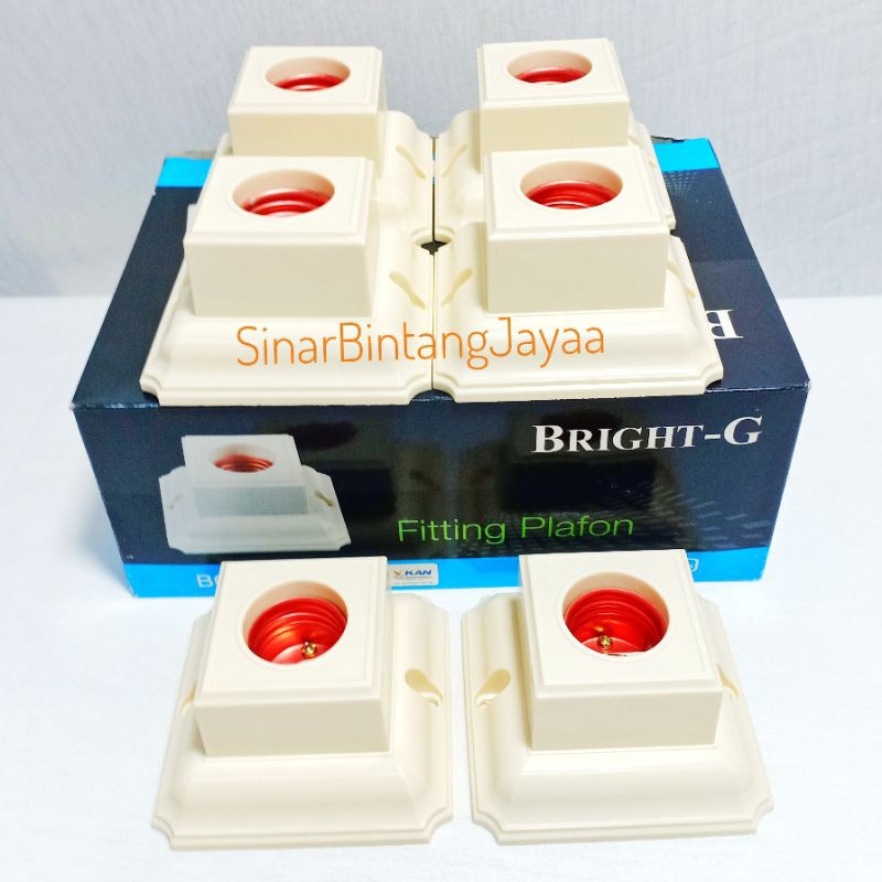 FITTING LAMPU PLAFON / FITTING LAMPU SEGI 4 BRIGHT-G BG504