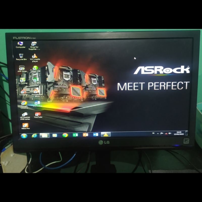 Monitor LG FLATRON E1941 Wide Bekas