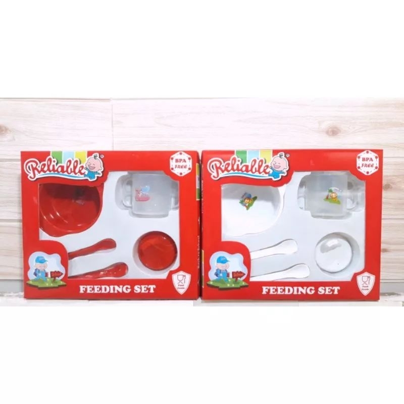 Reliable Feeding Set FS-5002* Set perlengkapan MPASI ( Makanan Pendukung Asi )