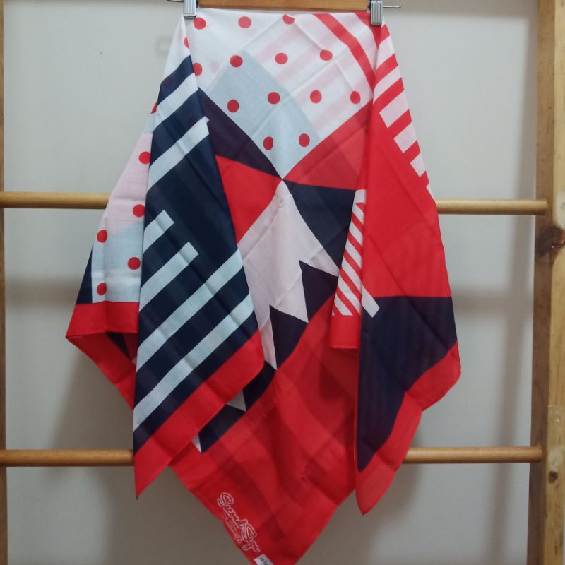 Second Sign SC 10 | HIJAB VOAL SEGI EMPAT MOTIF PRINTING