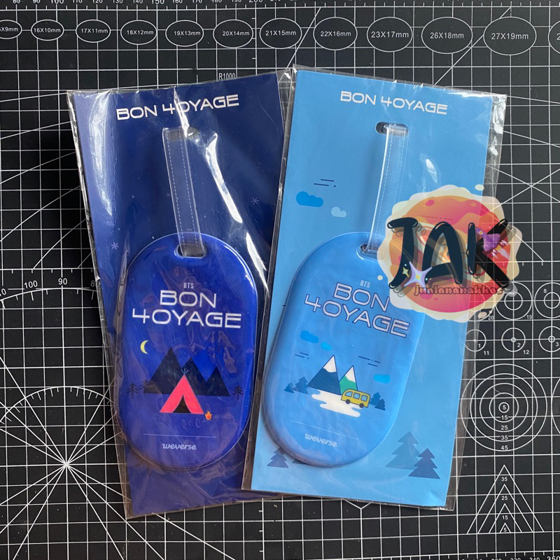 Ready - BTS Bon Vogage Luggage Tag Koper Official