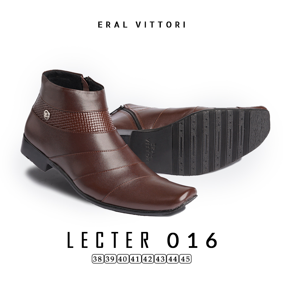 Eral Vittori - Lecter 016 Sepatu Pantofel Kulit Asli Formal Kantor Pria