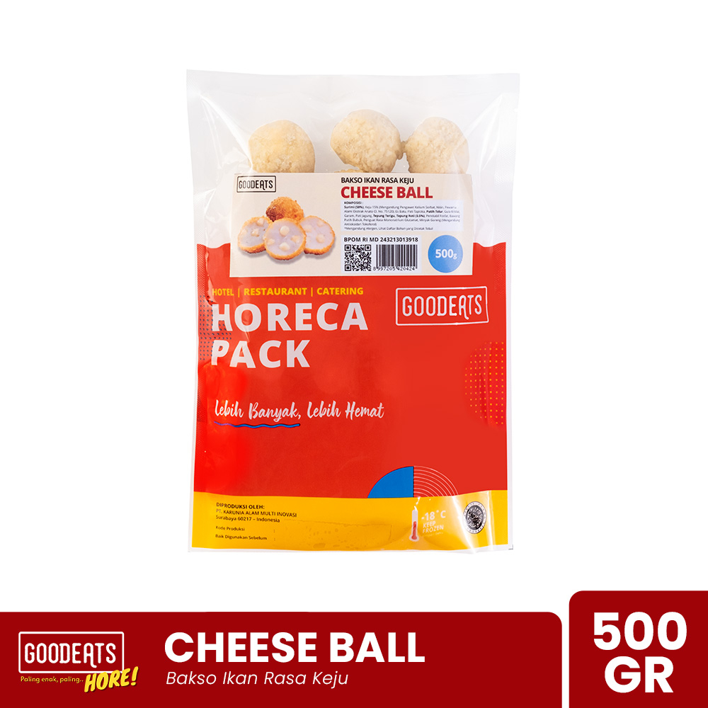

HORECA GOOD EATS Cheese Fish Ball – 500 Gr