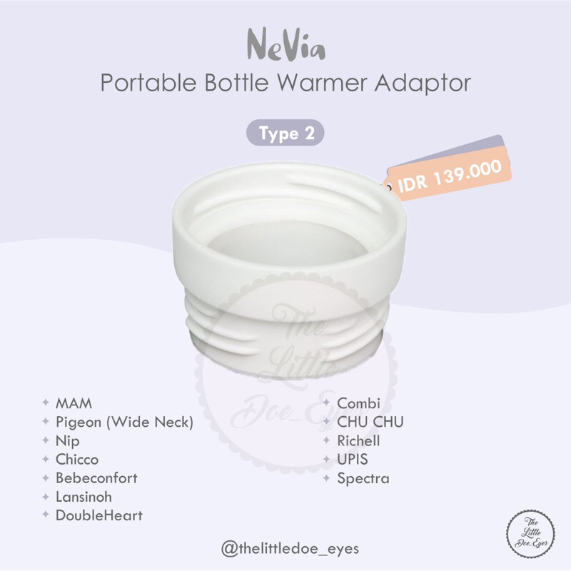 Nevia Portable Bottle Warmer V2 - Penghangat Botol Susu