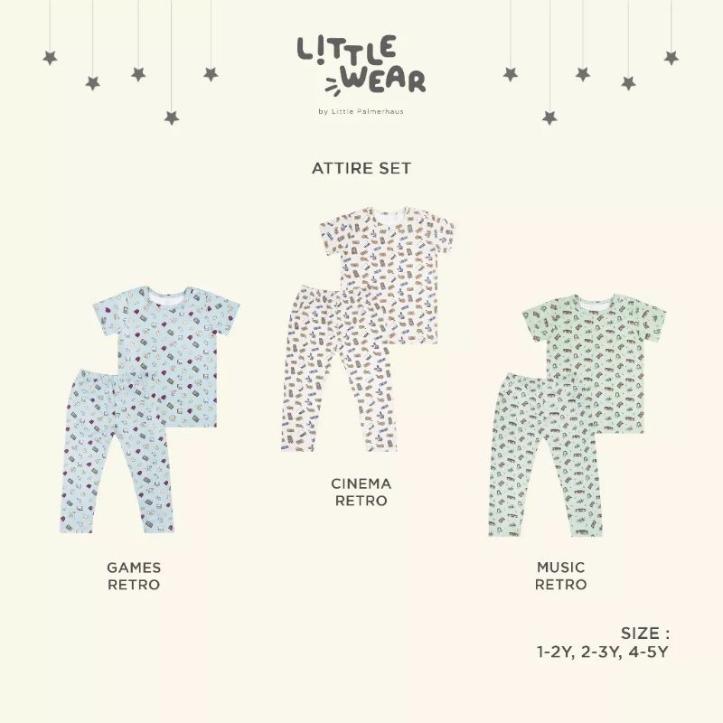 Little Palmerhaus - Little Wear SHORT SLEEVE/LONG SLEEVE - Pendek &amp; Panjang 0-6,6-12