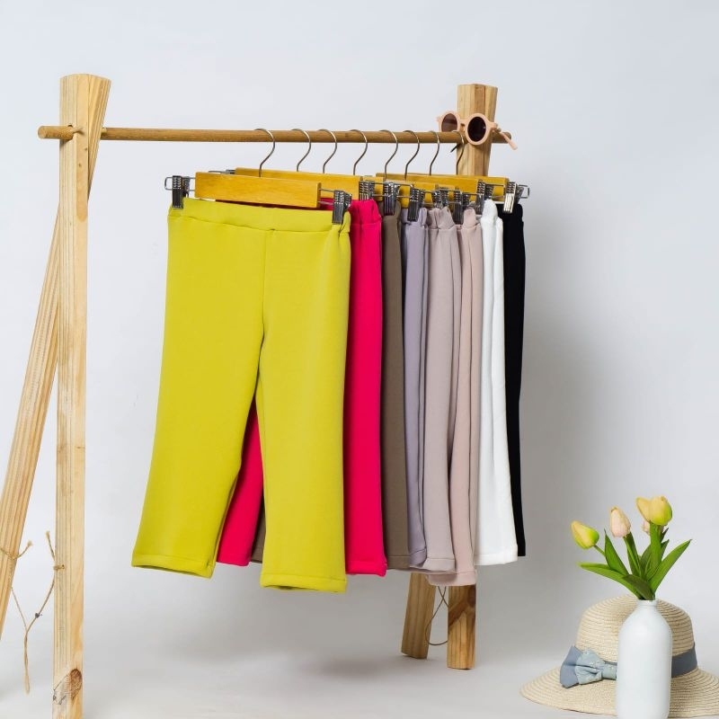 2-9 Tahun Basic Skinny Pants SCUBA PREMIUM GRAMASI 260  Celana Panjang Anak Perempuan