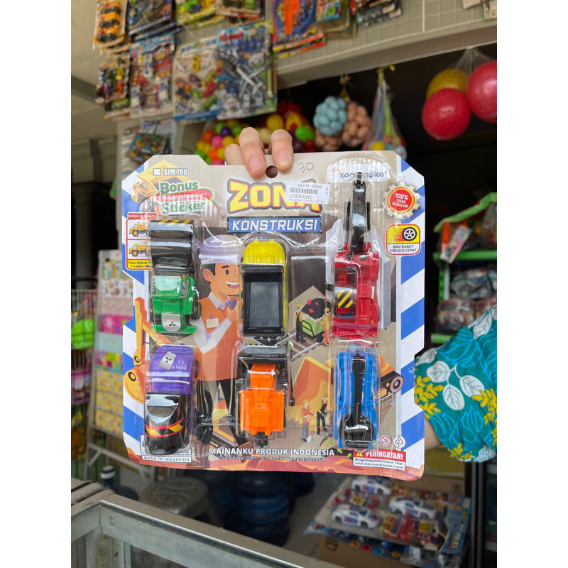 Mainan Set Mobil Konstruksi