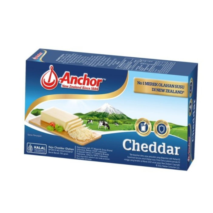 

Keju Anchor Cheddar Cheese 150gr