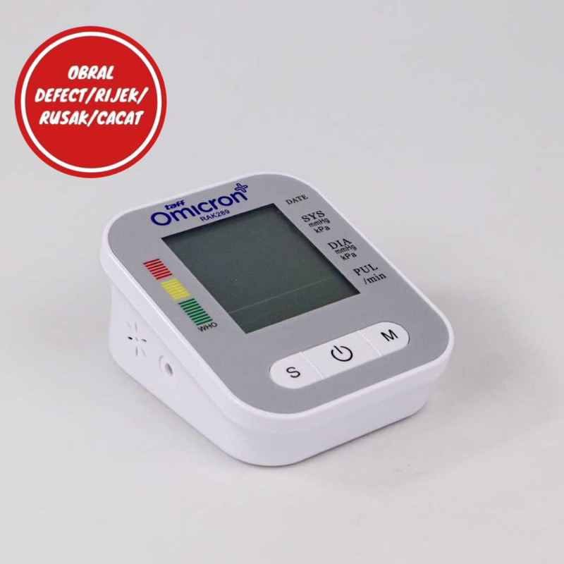 [OBRAL RIJEK] Tensimeter Digital Ukur Tekanan Darah Blood Pressure Voice - RAK289