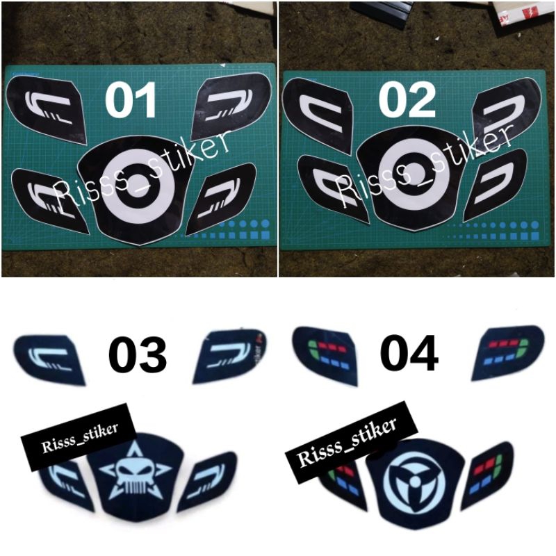 stiker lampu scoopy 2017-2021